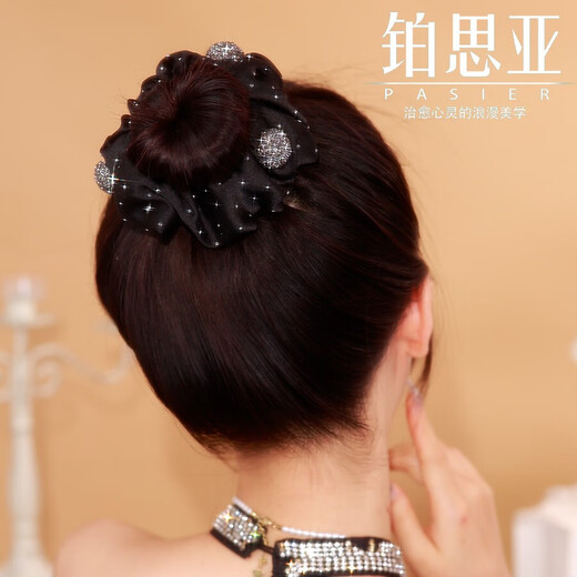 Bosiya starry hairpin hairpin ball headband hair artifact female adult new high-end temperament head flower lazy hair accessories headdress starry sky