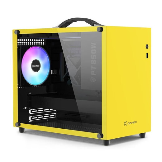 Jingyue Core i3 12100F/i5 12400F/no graphics card computer console game ITX mini host desktop computer eating chicken LOL Yongjie game console DIY assembly machine configuration 2 i5 12400F/no graphics card/16G/500G with Jingyue GTX1060 6G