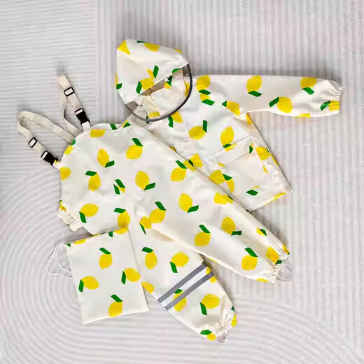 Zailu 2024 split raincoat for boys and girls baby waterproof overalls raincoat for small kindergarten and middle school children going to school Cherry S