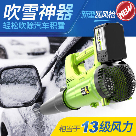 Delis blower, hair dryer, soot blower, lithium charge, high-power industrial outdoor snow blowing, car-mounted fallen leaves and dust grab DS-Storm blowing 3888TV2 electric 1 charge-Liefeng model