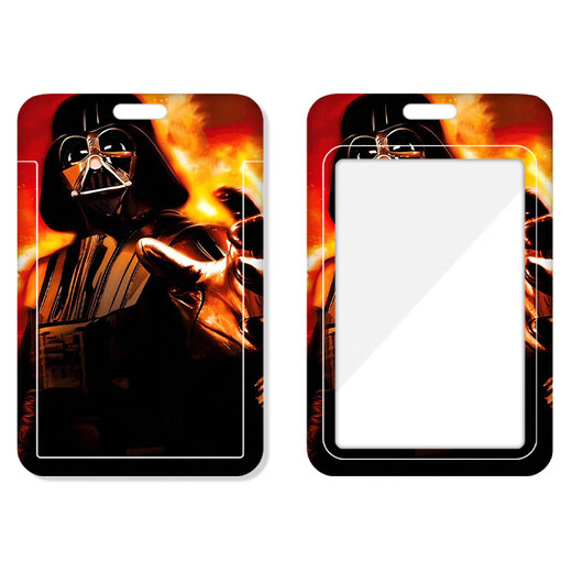 Geeignet für Star Wars -Kartenpakete für Essenskarten Campus -Karten Buskarte Student Wasserkarten Arbeitskarten Arbeitskarten Zertifikat Sets Schulkarten (Kartensets + weißes kurzes Lederseil) Ka11954