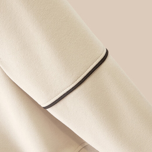 Sibaishe hooded sweatshirt 2025 autumn new women's printed loose casual long-sleeved pullover top