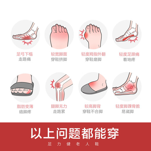 Zulijian elderly shoes, middle-aged and elderly soft sole outdoor walking shoes, daddy shoes, light sports and casual shoes 6104K black 38