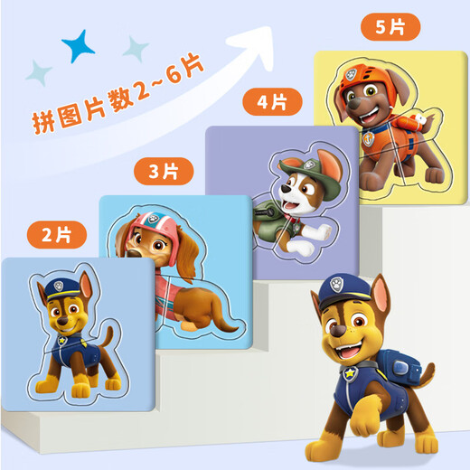 PAW PATROL Puzzles à cadre des enfants pour comprendre le Digital Paw Patrol Children's Puzzles Toys Decoration Home Decoration Cadeaux