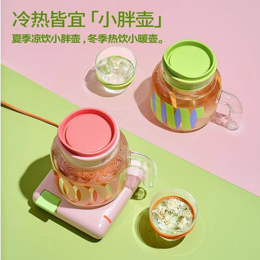 Chakolab Health Constant Temperature Coaster Heating Coaster Adjustable Temperature Sequential Warming Coaster Heating Water Cup Hot Milk Artifact Small Heating Pad Leyu Green