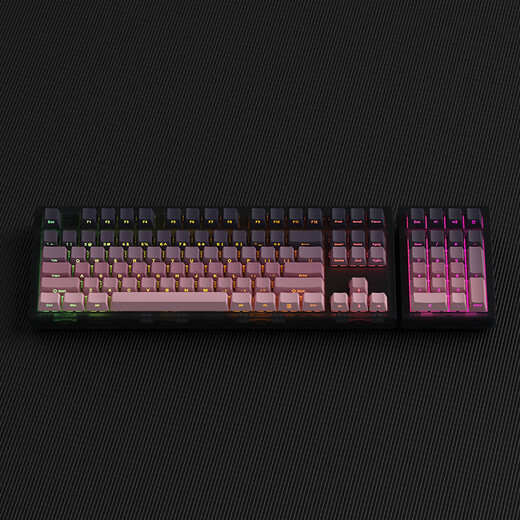 腹灵MK870Pro&MK-Pad 108键黑莓侧刻机械键盘三模黑曜石蓝牙有线无线蓝牙客制化电脑游戏办公 三模黑曜石（含MK-Pad）-黑莓侧刻 TTC快银轴V2