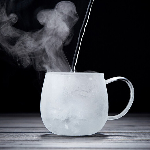 Quandu glass tea cup, tea set, office cup, drinking tea cup, green tea cup with filter liner, tea cup, glass water cup, tea cup QD01 (380ML)