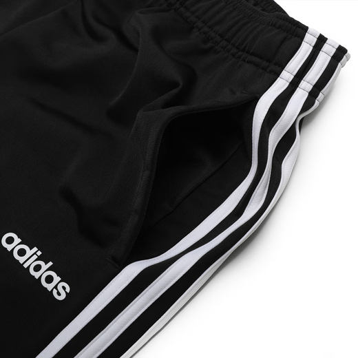 Adidas retro sports straight casual style long knitted sweatpants men's black black L