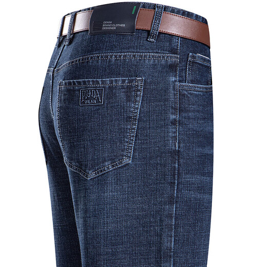 Tommy Jeans Tommy Herbst und Winter New Jeans Herrenhosen Business Casual Gerade gewaschene Hose Deep Lan 3882 Modell Dünn 32