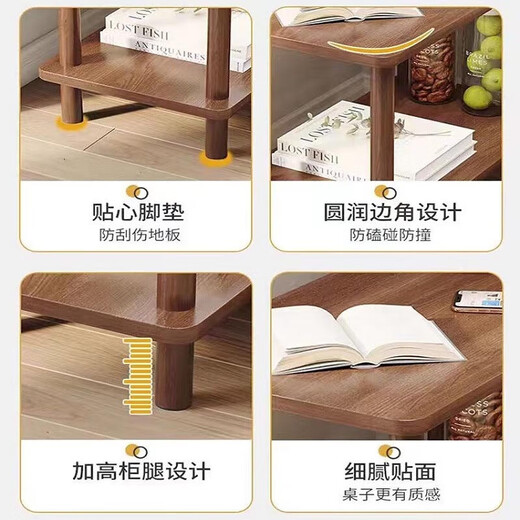 古璞佳茶几客厅沙发边几简约小茶桌小户型卧室小方桌可移动床头桌