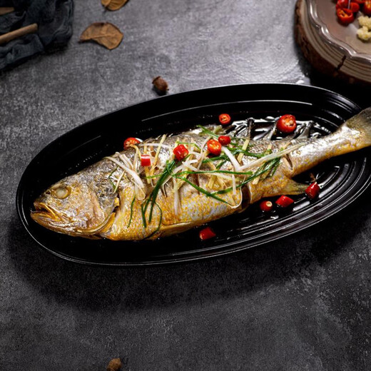 Sandu Port Frozen Three-Removed Large Yellow Croaker Net Weight 2Jin Jin is equal to 0.5kg / 2 packs Ningde Yellow Croaker Fresh Fish