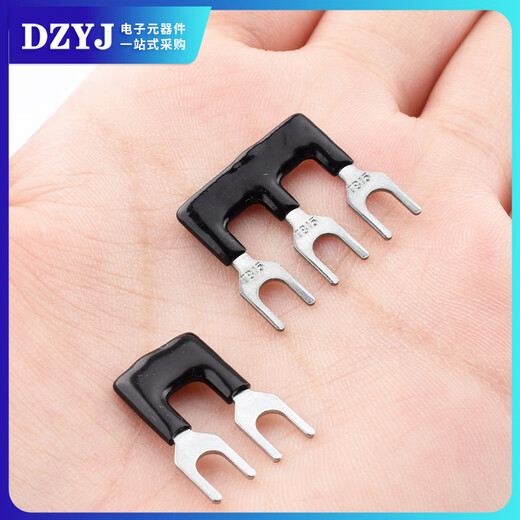 TB short-block terminal block connection piece TD contactor link strip 1515/1510/1512 short-blocking strip TB-1503 connecting strip Black copper (5 pieces)