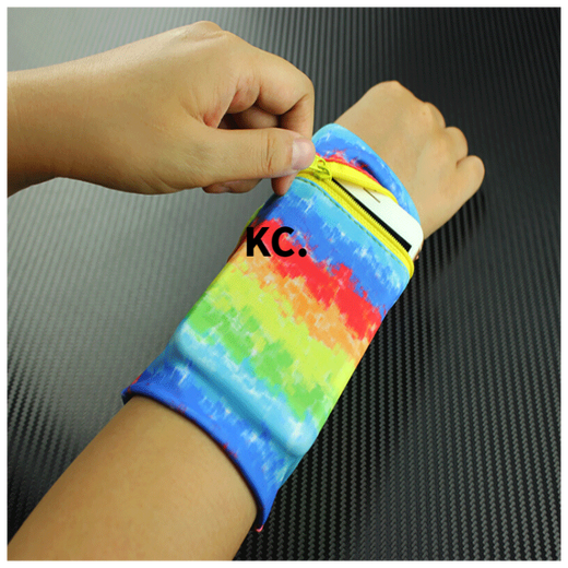 Kaooseen wrist mobile phone bag, arm wrist bag, sweat towel, running arm bag, sports mobile phone wristband for men and women, K03 plant pattern, weight 80 to 130, Jin Jin equals 0.5 kg, S size recommended