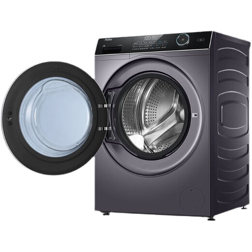 海尔洗衣机家用全自动变频滚筒9公斤大容量XQG90-BD14126L尾货 一级变频 洗烘一体