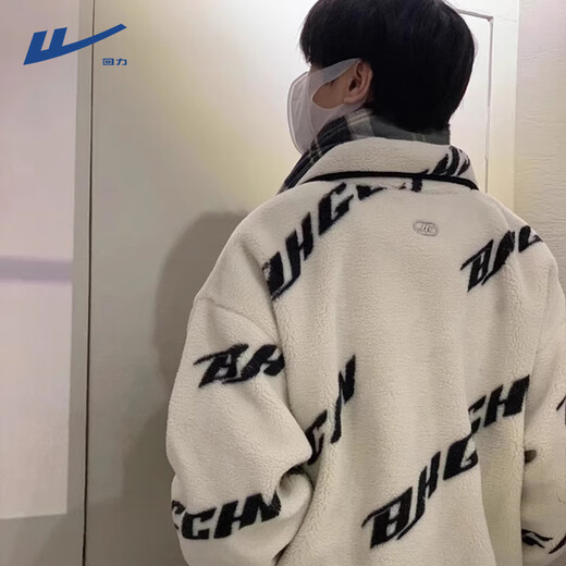 Pull-back scarf for men in winter, extended and thickened, warm plaid scarf, versatile and comfortable, artistic style gift for couples, shawl cotton, navy blue, upgraded version