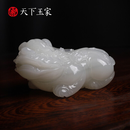 Tianxia Yujia Jade Pixiu Ornaments Home Living Room Porch Decoration Crafts House Opening Business Gifts A Pixiu