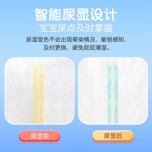 布袋熊布袋熊潮萌纸尿裤拉拉裤婴幼儿宝宝通用尿不湿泡泡腰围学步成长裤 纸尿裤M58片 1包