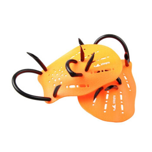 YINGFA freestyle arm stroke training swimming webbing for adult beginners swimming training 03 paddling palm-1 orange S (for children under 15 years old)