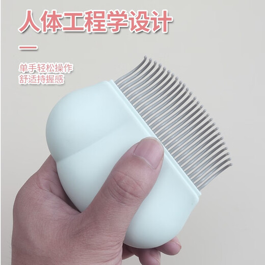 Hippie dog pet cat special comb long hair short hair puppet shell combing brush cat bristle needle comb to remove floating hair supplies blue pet comb