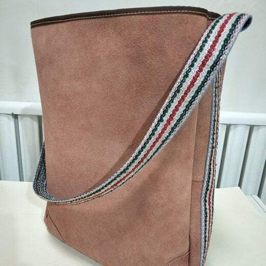 Xuan Ka Shi imitation cowhide tool bag large capacity cowhide straight multifunctional bag large canvas plumber repair waist pliers bag large capacity straight 42*17*52 (new style 1 pack