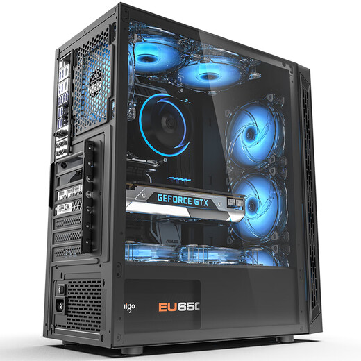 Patriot A15 computer case desktop MATX/ATX large case 240 water-cooled air-cooled desktop main case black (acrylic side through) + fan*6