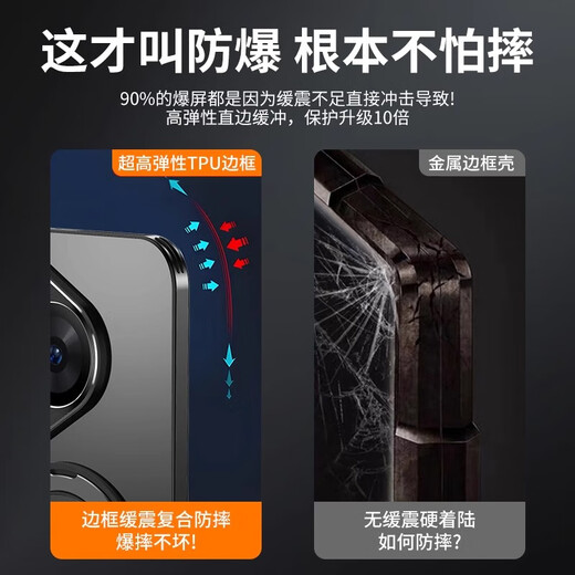 Arvin [support de snap magnétique Starlight] Convient pour Huawei Pura70pro Mobile Phone Case P70PRO + Protection Case de protection Ultra-Thin Magnétique Straight Ultra-Thin Anti-Fall Lens tout-terrain Modèle Matte Matte Pura70Pro / Pro + [Matt Black] Rotary Magnet Magnetic Bracket