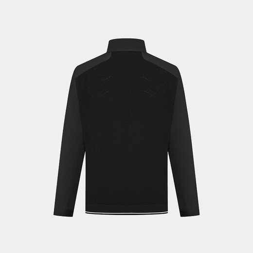 Biyinlefen Autumn Men's Fashion Top Casual Versatile Outdoor Sports Windproof Comfortable Antistatic Stand Collar Jacket Men 07 Black L