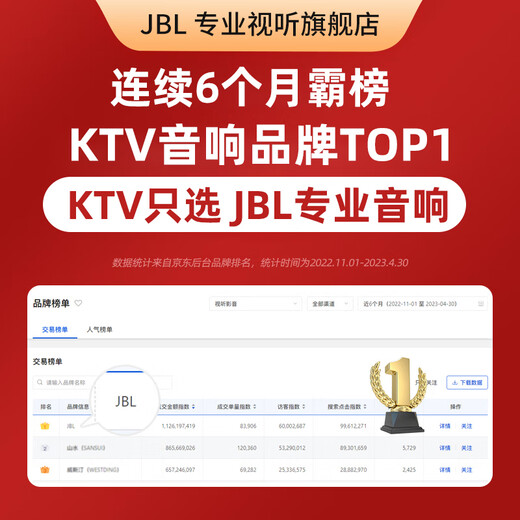 JBL imported quality home ktv audio set 5.1 theater stage performance speakers professional karaoke singing complete equipment karaoke all-in-one machine 4 speakers 15-inch 4.0 exclusive set (free cabinet)