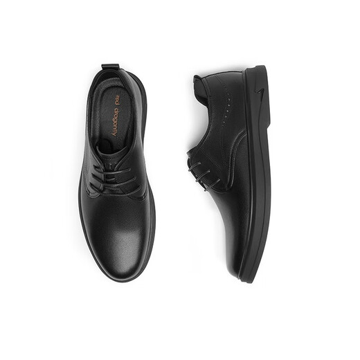 
Red Dragonfly Leather Shoes Men's New Business Leather Shoes Men's British Style Casual Men's Leather Shoes Commuter Low Top Men's Shoes WTA12127 Black (WTA12127) 40
