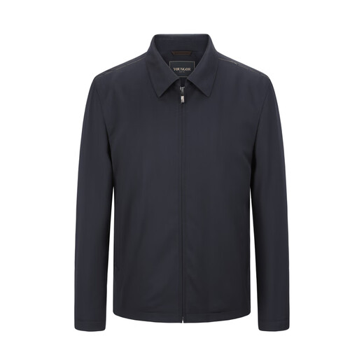 YOUNGOR jacket men's autumn and winter middle-aged and young business eggplant full wool fabric lapel jacket shopping mall same style Navy YJJK415463FFA 3XL 190/108A
