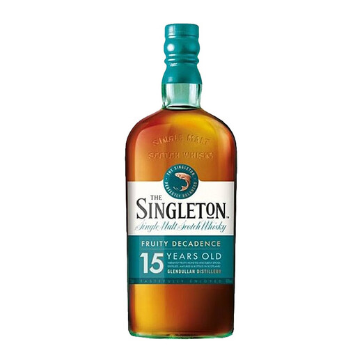 苏格登Singleton/15年/18年单一麦芽苏格兰威士忌700ml礼盒装 苏格登达夫镇15年700ml