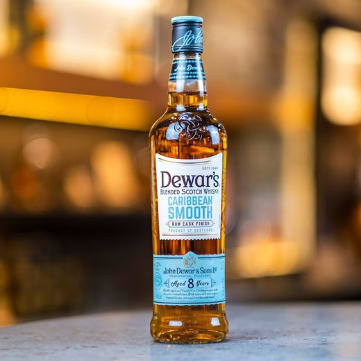 帝王（Dewar's）陈酿调配型苏格兰威士忌进口洋酒基酒进口威士忌 帝王8年-加勒比朗姆桶700ml