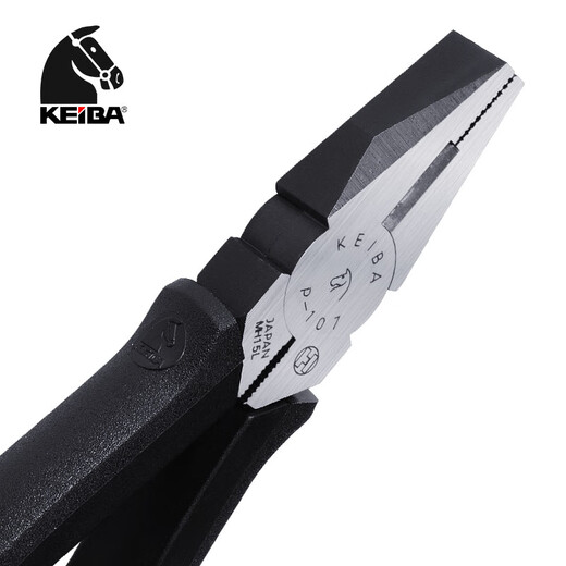 KEIBA Continental Japanese original imported electrician's pliers Japanese vise P-106 6-inch flat nose pliers (do not cut steel wires)