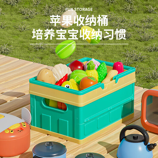糖米过家家切切乐可剥水果仿真蔬菜厨房套装玩具儿童男孩节日礼物