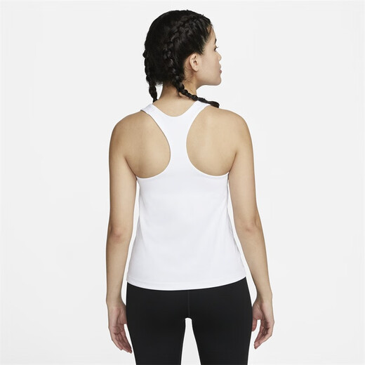耐克（NIKE）女子中强度支撑衬垫运动内衣式背心 SWOOSH DV9898-100 XS
