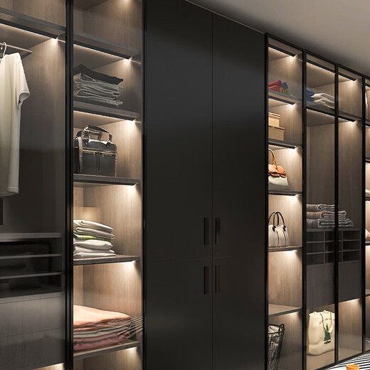 Shixia ultra-thin blade laminate light slot-free wine cabinet wardrobe exposed line light induction light strip LED light belt cabinet light blade 15 degree oblique light-40CM -grey-