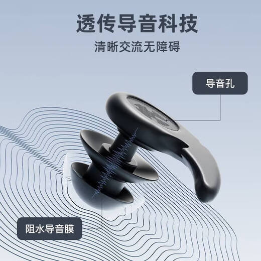 Swimming earplugs, German imported swimming earplugs, waterproof, non-soundproof, shampoo and shower, otitis media prevention, crystal white nose clip earplug set