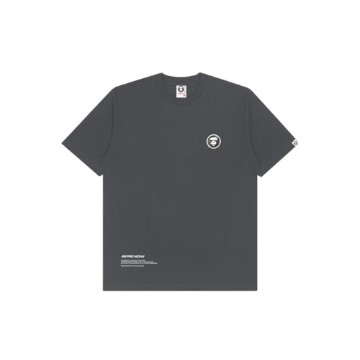 
Aape trendy brand AAPE short-sleeved T-shirt ape man and a round neck men and women loose spring and summer pure cotton camouflage printed base shirt black 691 XL140-160Jin [Jin equals 0.5 kg]