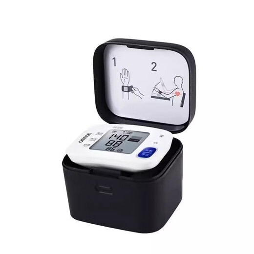Omron Matidor de presión arterial Medición del instrumento Hogar de la presión arterial electrónica Hogar inteligente Sangre de muñeca de alta precisión de alta precisión inteligente para personas de mediana edad y ancianos -6182