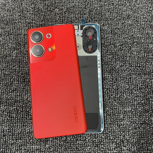 适用于OPPOreno9原装拆机后盖RENO9pro后壳9Pro+原厂后盖电池盖 Reno9皓月黑带镜框镜片后盖