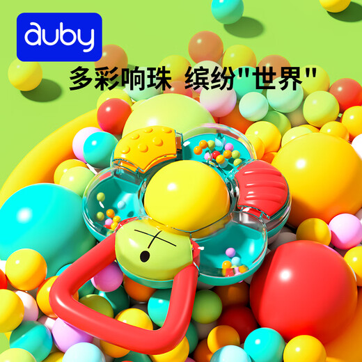 Auby (auby) infant and child toy hand-ring bell for newborns 0-3-6 months baby supplies grasping training 0-1 year old comfort