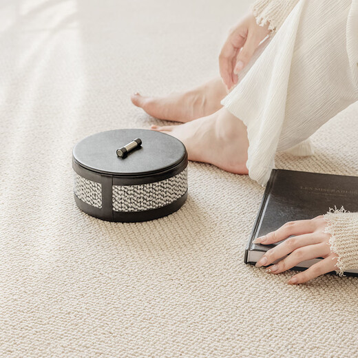 Dongsheng 100% New Zealand wool glue-free, formaldehyde-free antibacterial and anti-mite environmentally friendly carpet for living room and bedroom, customizable size Guanyun 4m*3m 1 piece