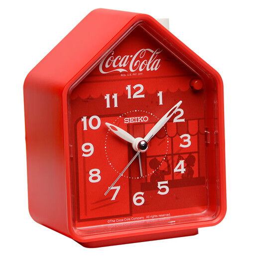 Seiko Japanische Seiko Uhr Coca Co-Branded Music Waring Vension verstellbares Volumen Schlafzimmer Schüler Trendy Personalisiert Wecker Red QHP902R