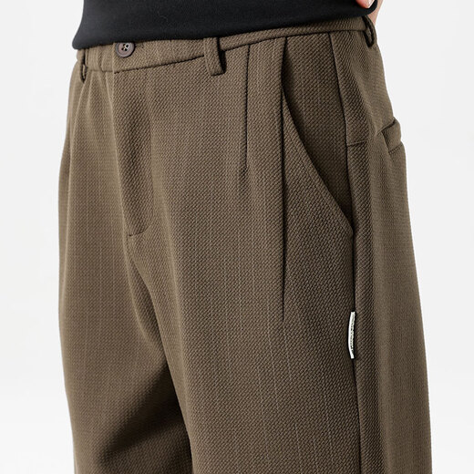 Clothing legend casual pants collection men's loose straight simple comfortable trousers casual pants men's pants khaki 11304 33