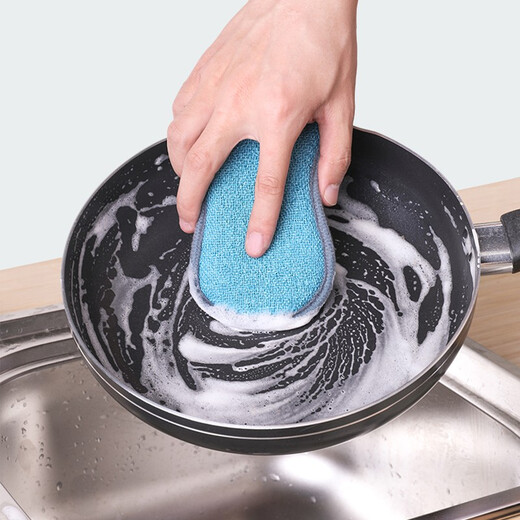 Foojo Fuju scouring pad sponge dishwashing wipes 5-pack kitchen dish towel absorbent rag magic wipe