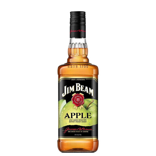 金宾（Jim Beam）Jim Beam金宾波本威士忌苹果味力娇酒利口酒 占边苹果金宾苹果 700ml