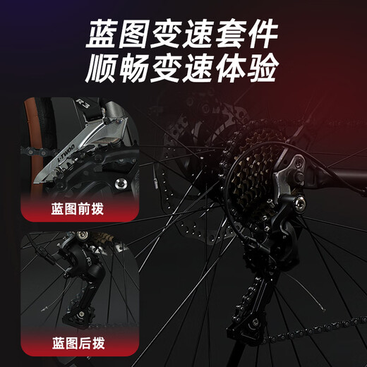 
Feige (FLYING PIGEON) Feige Road Bike 700C Sports Car Adult Men and Women Teenagers Elementary and Middle School Students Racing Bike Beyond Steel Frame-Road Handle-Tiol Silver 24 Speed ​​Entry Level