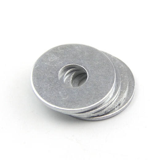 Transmission test-galvanized enlarged widened flat gasket flat washer thickened flat gasket meson washer iron gasket M3M4M5M6 5*25*1 50 pieces