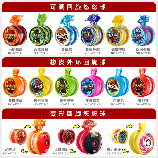 Audi Double Diamond Yo-Yo Firepower Young King Audi Double Diamond Flow Flame Competition Special Yoyo Ball Children's Metal's Metal Luminal Yo-Yo [Red Ice Flame S] Metal Luminous Ball