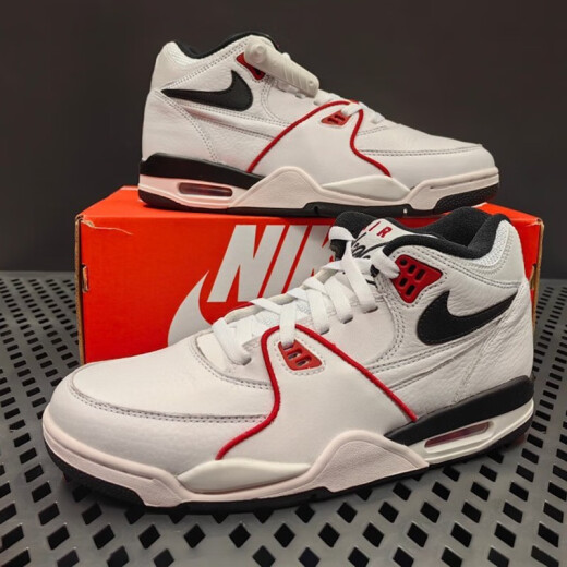 耐克（NIKE）篮球鞋男鞋夏季新款防滑耐磨缓震休闲鞋透气运动鞋BQ4212-100 FD9928-101复古白红 40.5